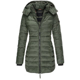 Damen Moderne Puffer Winterjacke | Mit Kapuze