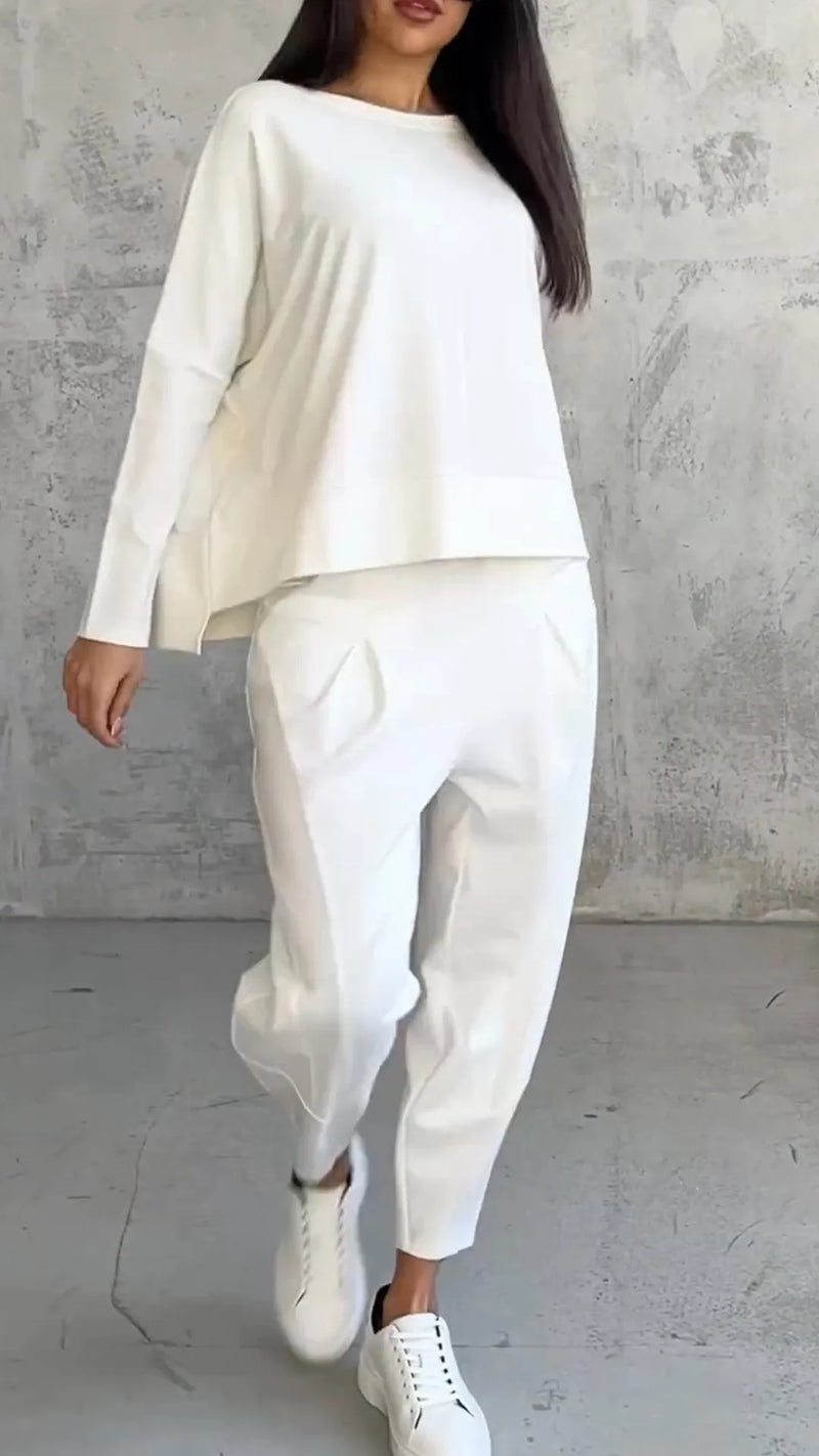Damen Jogging Set Mit Langarm | Zweiteilig