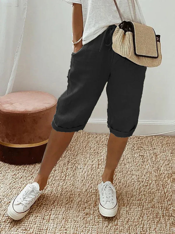 Kurze Hose mit Kordelzug für Damen – Leicht & Bequem für den Sommer | Sommer Shorts