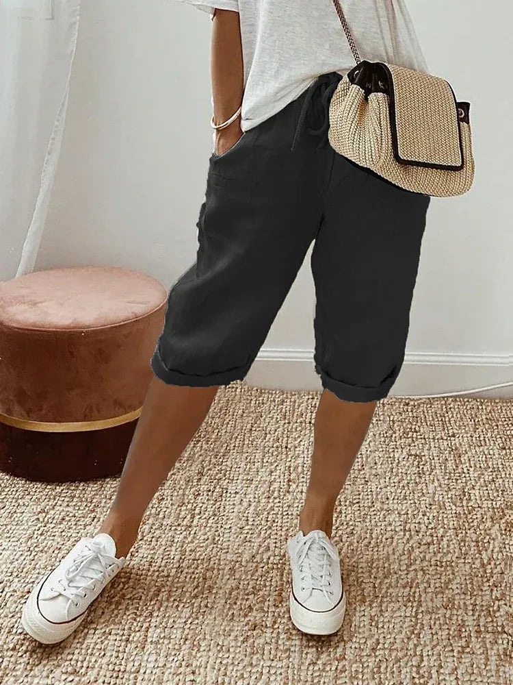 Kurze Hose mit Kordelzug für Damen – Leicht & Bequem für den Sommer | Sommer Shorts