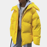 Damen Puffer Winterjacke Mit Kapuze | Langarm