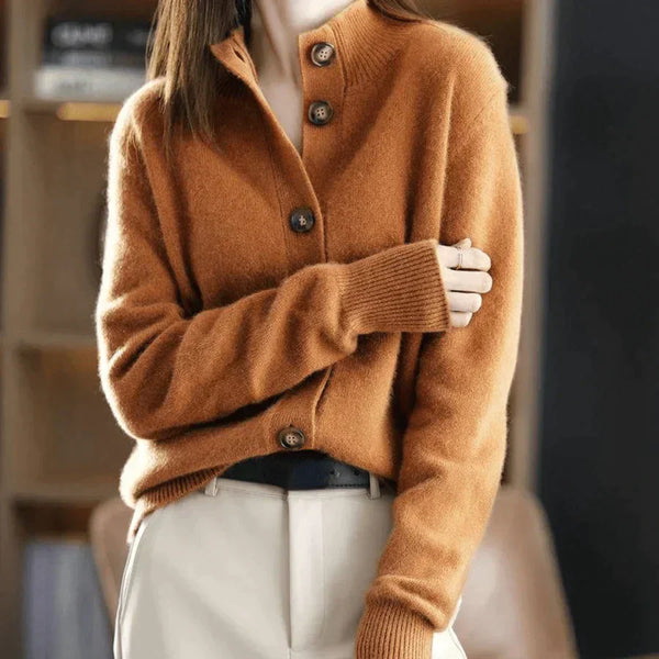 Damen Winter Strickjacke Mit Langen Ärmeln | Offene Vorderseite
