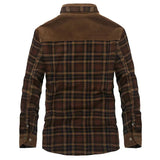 Trendige Karojacke Mit Brusttaschen Für Herren | Winter