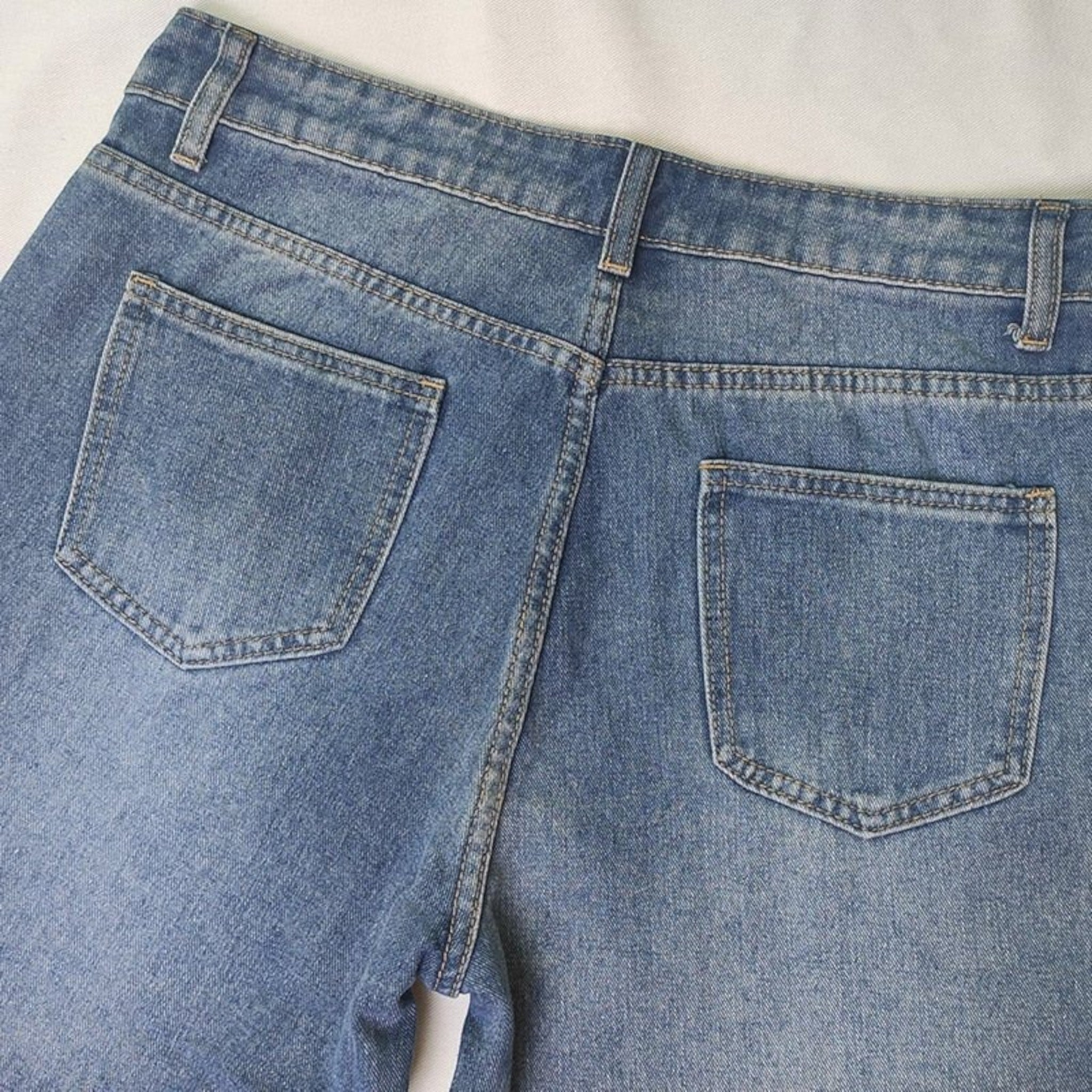 Modische Jeans Mit Weitem Bein Für Frauen | Hohe Taille