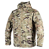 Taktische Outdoorjacke Mit Kapuze Für Herren | Reißverschlussdetails