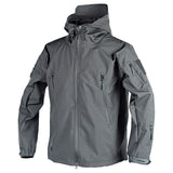 Taktische Outdoorjacke Mit Kapuze Für Herren | Reißverschlussdetails