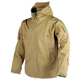 Taktische Outdoorjacke Mit Kapuze Für Herren | Reißverschlussdetails