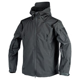 Taktische Outdoorjacke Mit Kapuze Für Herren | Reißverschlussdetails