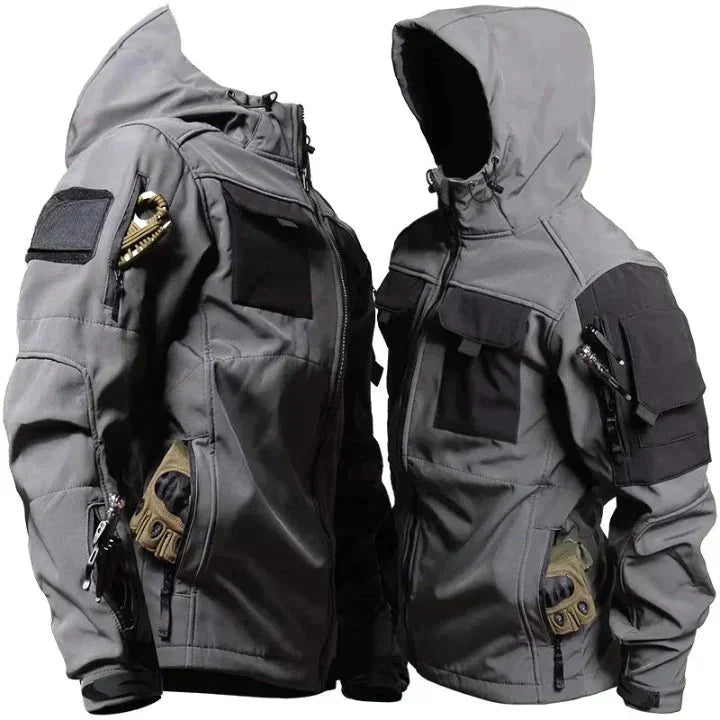 Taktische Outdoorjacke Mit Kapuze | Mehrere Taschen