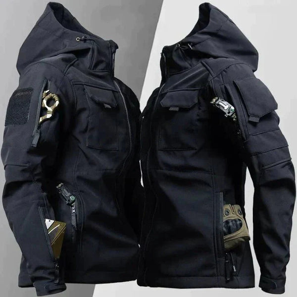 Taktische Outdoorjacke Mit Kapuze | Mehrere Taschen