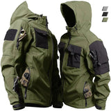 Taktische Outdoorjacke Mit Kapuze | Mehrere Taschen