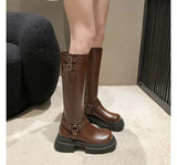 Winterstiefel Mit Schnalle | Blockabsatz