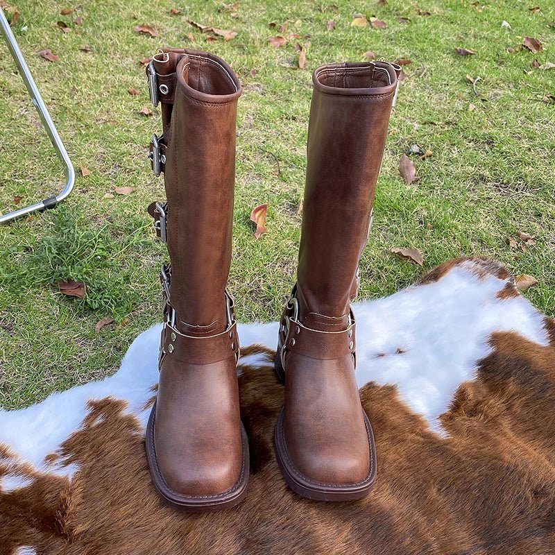 Winterstiefel Mit Schnalle | Blockabsatz
