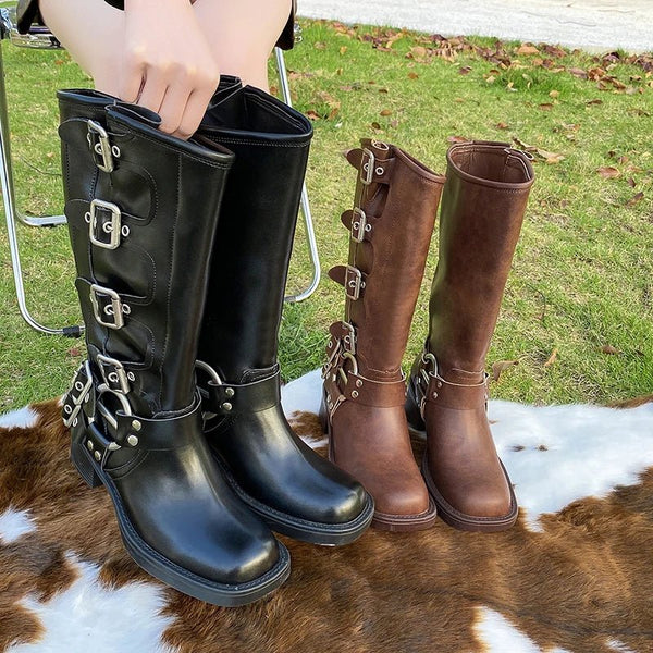 Winterstiefel Mit Schnalle | Blockabsatz