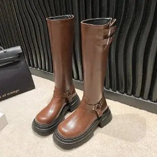 Winterstiefel Mit Schnalle | Blockabsatz