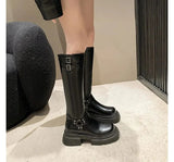 Winterstiefel Mit Schnalle | Blockabsatz