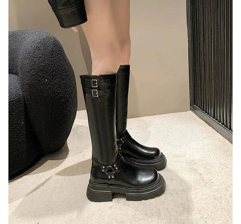 Winterstiefel Mit Schnalle | Blockabsatz