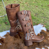 Winterstiefel Mit Schnalle | Blockabsatz