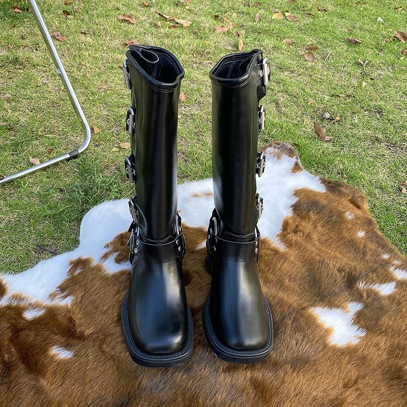 Winterstiefel Mit Schnalle | Blockabsatz