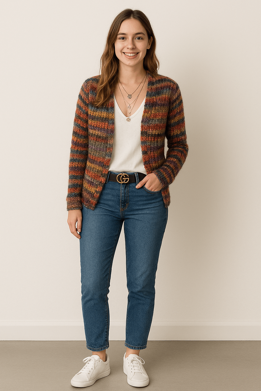 Cardigan Mit Offener Vorderseite Für Damen | Herbst