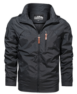 Outdoorjacke Mit Reißverschluss Für Herren | Brusttasche