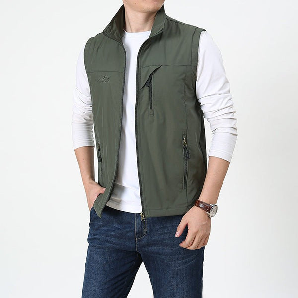Herren Ärmelloser Bodywarmer | Stehkragen
