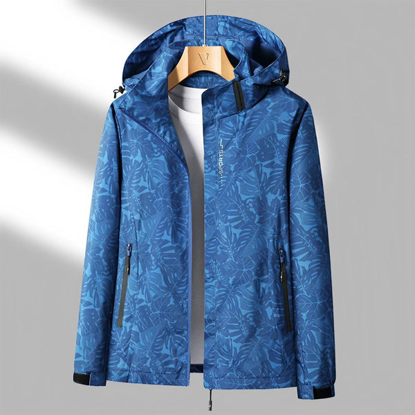 Bedruckte Outdoorjacke Mit Kapuze Für Damen | Langarm