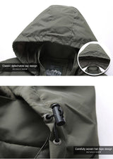 Outdoorjacke Mit Kapuze Für Herren | Reißverschluss
