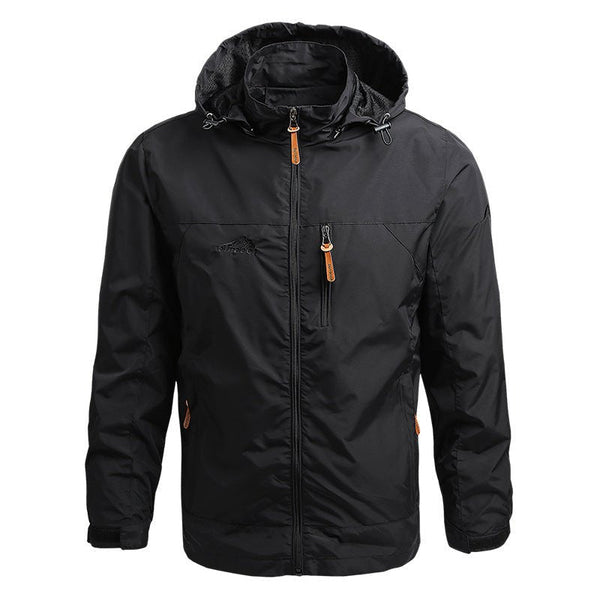 Outdoorjacke Mit Kapuze Für Herren | Reißverschluss
