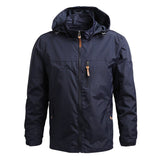 Outdoorjacke Mit Kapuze Für Herren | Reißverschluss