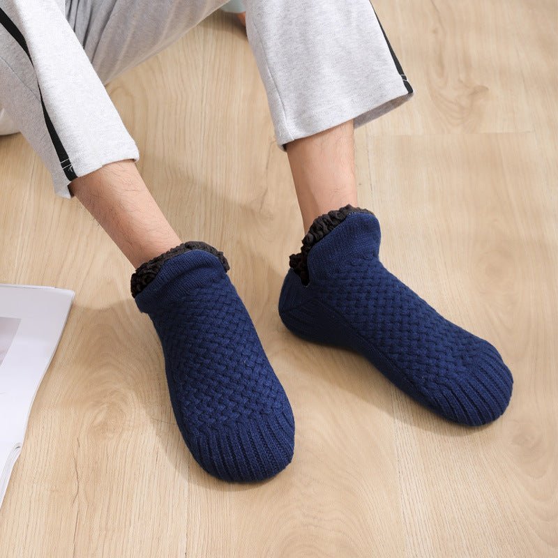 Gestrickte Hausschuhsocken Mit Fleecefutter Für Damen | Winter