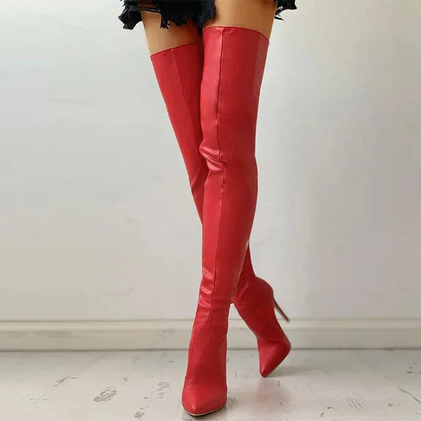 Overknee-Stiefel Mit Stilettoabsatz Für Damen | Winter
