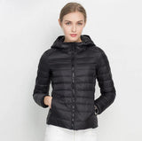 Daunenjacke Mit Reißverschluss Für Damen | Winter