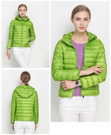 Daunenjacke Mit Reißverschluss Für Damen | Winter