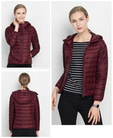 Daunenjacke Mit Reißverschluss Für Damen | Winter