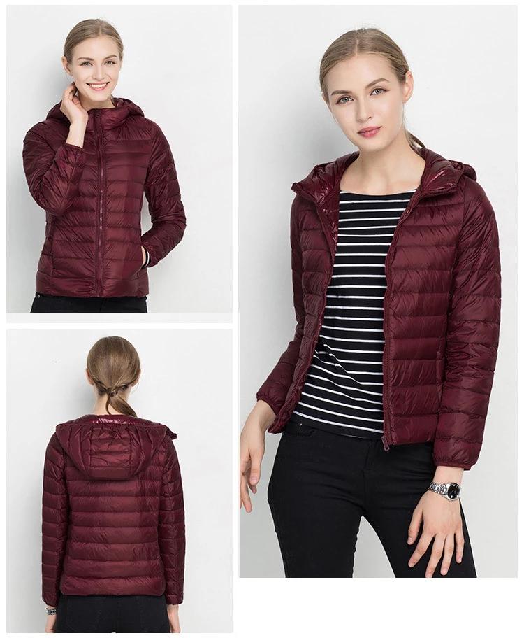 Daunenjacke Mit Reißverschluss Für Damen | Winter