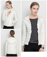 Daunenjacke Mit Reißverschluss Für Damen | Winter