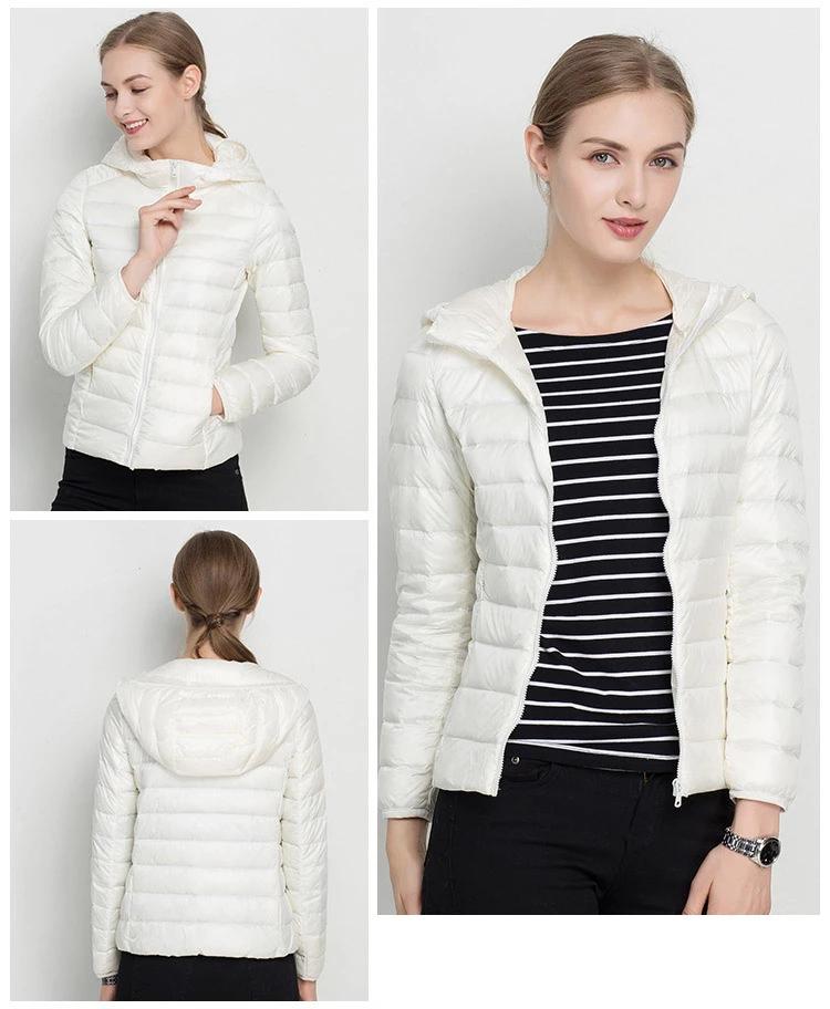 Daunenjacke Mit Reißverschluss Für Damen | Winter