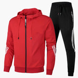 Stylisches Herren-Trainingsanzug-Set Mit Reißverschluss | Mit Tasche