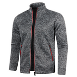 Lässige Winterjacke Mit Reißverschluss Für Herren | Stehkragen