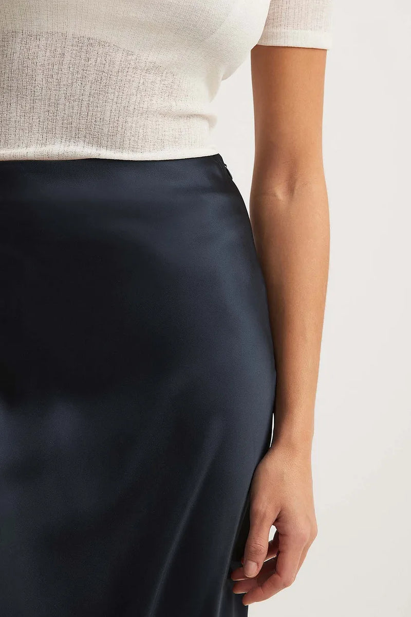 Damen Maxirock in Uni-Farbe | Stilvoll
