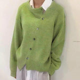 Lässige Kaschmirjacke Für Damen Mit Knopfdetails | Langarm