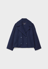 Kurze Damenjacke | Knopfdetail