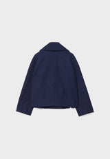 Kurze Damenjacke | Knopfdetail