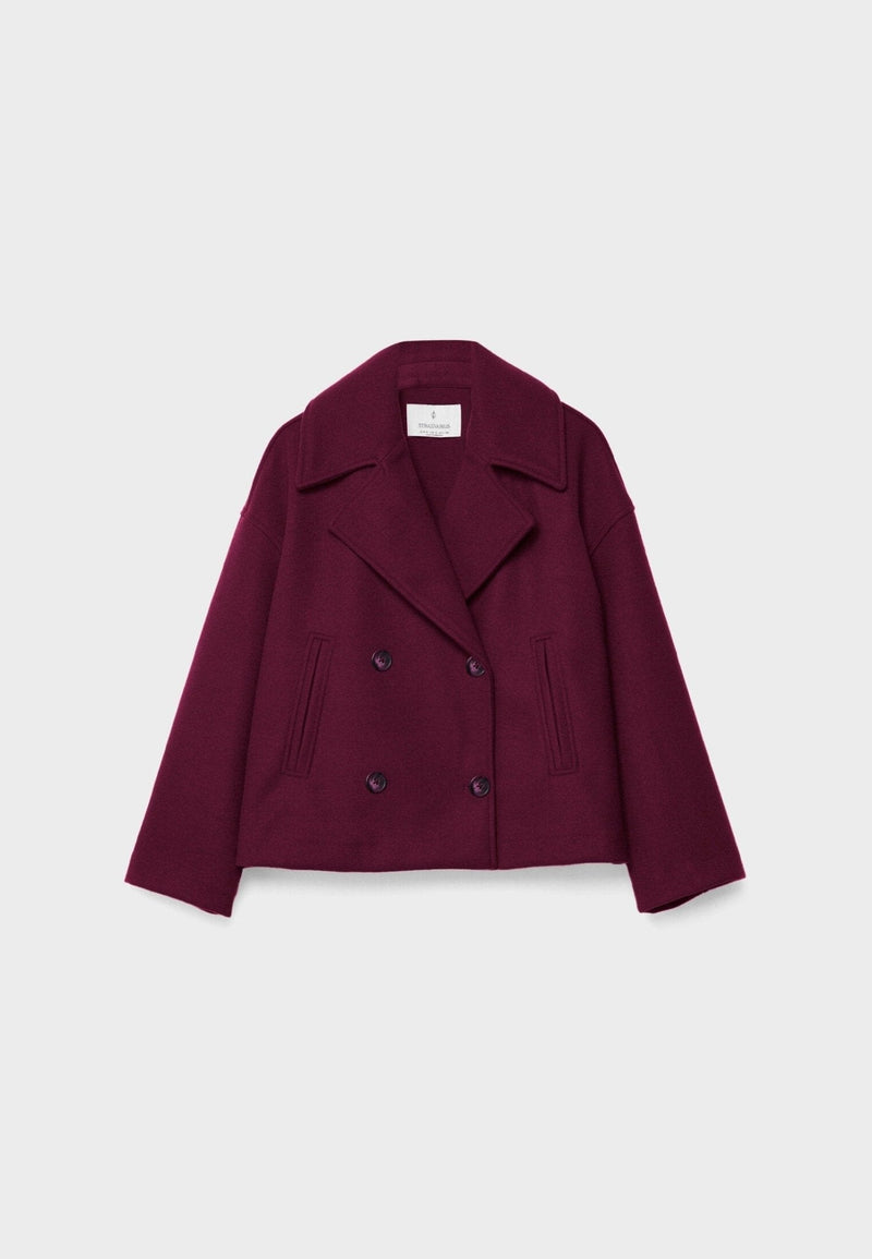 Kurze Damenjacke | Knopfdetail