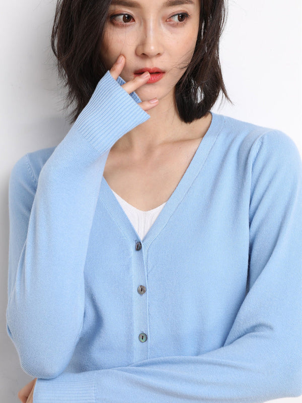 Oversize-Cardigan Aus Kaschmir Für Damen Mit Knöpfen | Langarm