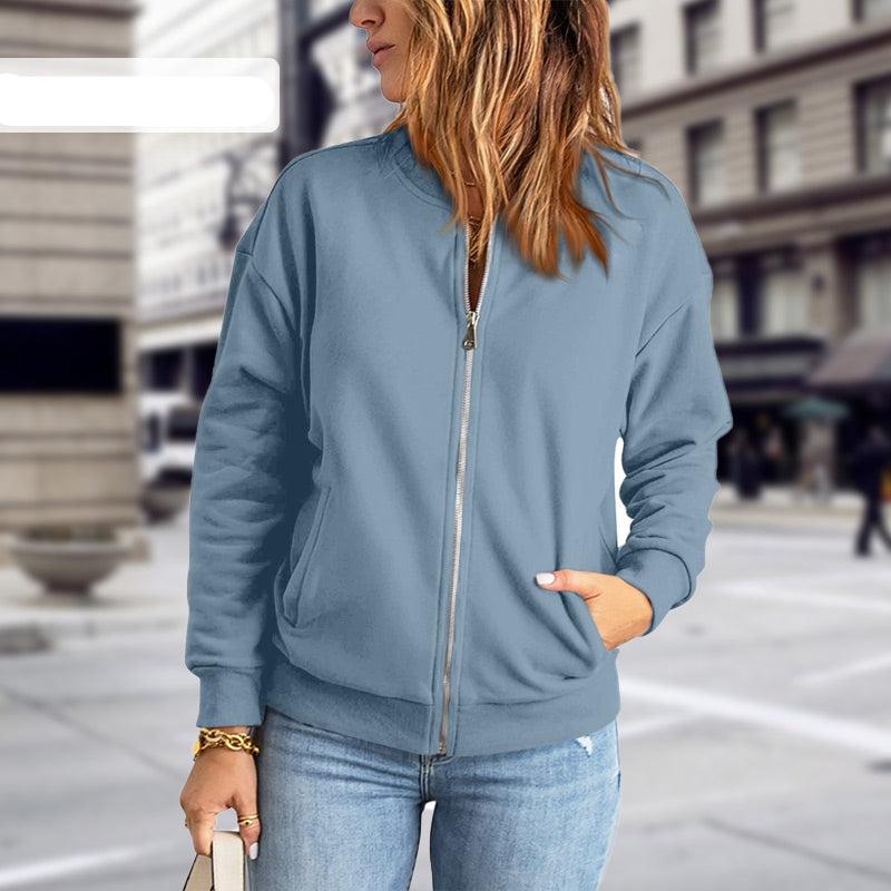 Lässige Übergangsjacke Für Damen | Mit Reißverschluss