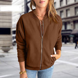 Lässige Übergangsjacke Für Damen | Mit Reißverschluss
