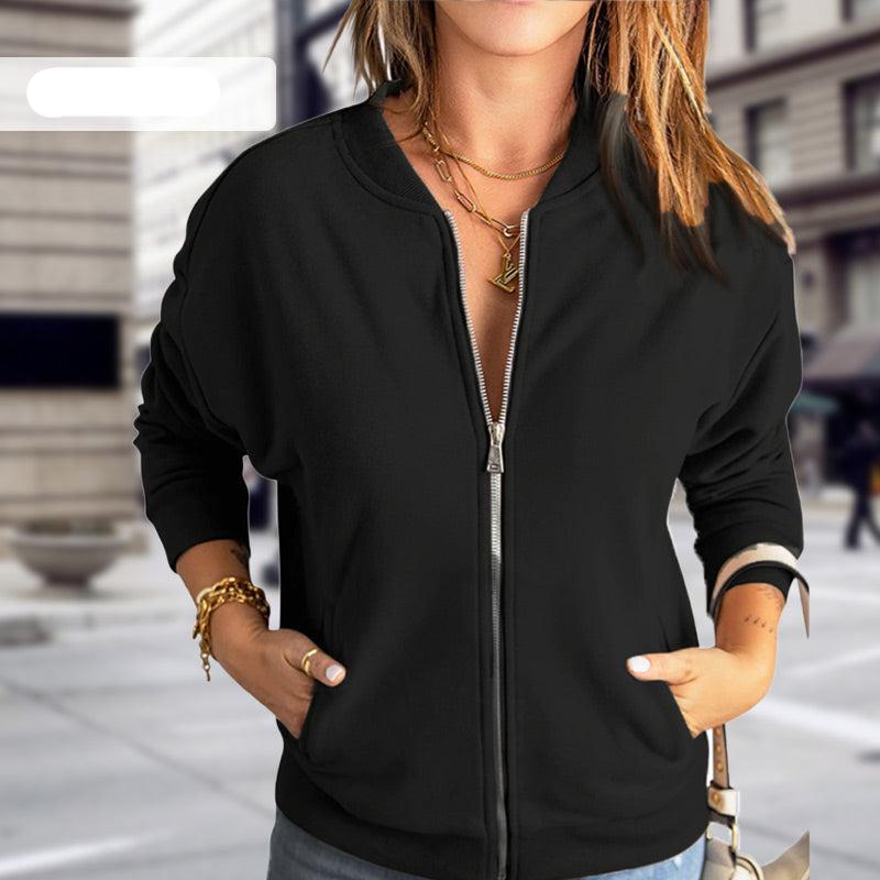 Lässige Übergangsjacke Für Damen | Mit Reißverschluss