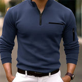 Thomas - Poloshirt mit viertel Reißverschluss für Männer